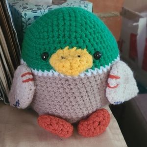 Handcrafted Crocheted Mallard Duck